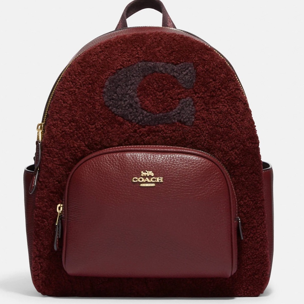 NWT Coach Court Backpack With Coach Motif